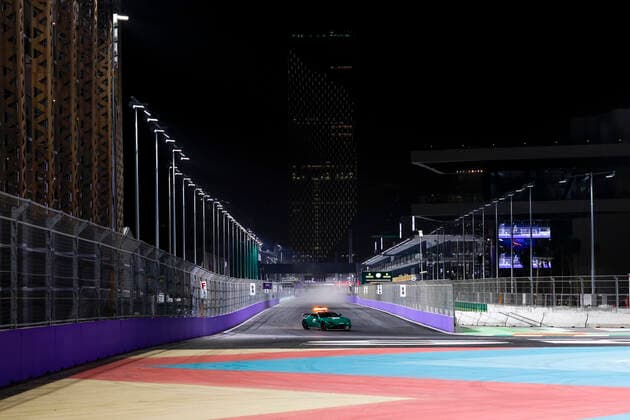 F1 Safety Car, Aston Martin Vantage, F1 Grand Prix of Saudi Arabia at Jeddah Corniche Circuit on December 2, 2021 in Jeddah, Saudi Arabia Photo by HOCH ZWEI Jeddah Saudi Arabia
