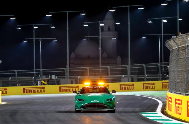 F1 Safety Car, Aston Martin Vantage, F1 Grand Prix of Saudi Arabia at Jeddah Corniche Circuit on December 2, 2021 in Jeddah, Saudi Arabia Photo by HOCH ZWEI Jeddah Saudi Arabia