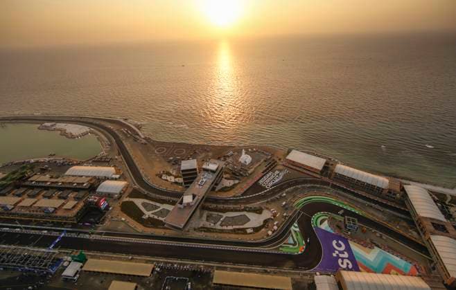 General view, F1 Grand Prix of Saudi Arabia at Jeddah Corniche Circuit on December 3, 2021 in Jeddah, Saudi Arabia Photo by HOCH ZWEI Jeddah Saudi Arabia