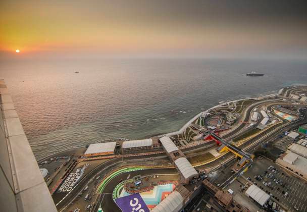 General view, F1 Grand Prix of Saudi Arabia at Jeddah Corniche Circuit on December 3, 2021 in Jeddah, Saudi Arabia Photo by HOCH ZWEI Jeddah Saudi Arabia