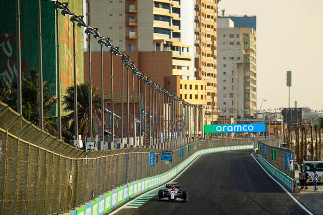 7 Kimi Raikkonen FIN, Alfa Romeo Racing ORLEN , F1 Grand Prix of Saudi Arabia at Jeddah Corniche Circuit on December 3, 2021 in Jeddah, Saudi Arabia Photo by HOCH ZWEI Jeddah Saudi Arabia
