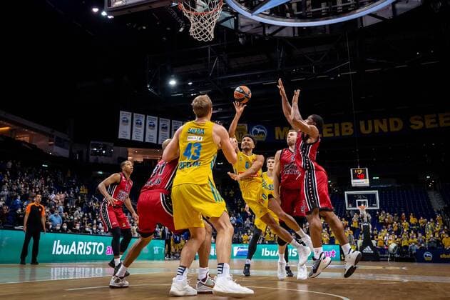 Basketball Berlin 03 12 2021 Season 2021 2022 Euroleague Regular Season Alba Berlin AX Armani Exchange Milan Maodo Lo Alba Berlin, No 00