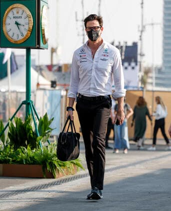 Toto Wolff AUT, Mercedes AMG Petronas F1 Team , F1 Grand Prix of Saudi Arabia at Jeddah Corniche Circuit on December 4, 2021 in Jeddah, Saudi Arabia Photo by HOCH ZWEI Jeddah Saudi Arabia