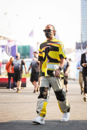 HAMILTON Lewis (gbr), Mercedes AMG F1 GP W12 E Performance, portrait during the Formula 1 stc Saudi Arabian Grand Prix 2021, 21th round of the 2021 FIA Formula One World Championship, WM, Weltmeisterschaft from December 3 to 5, 2021 on the Jeddah Corniche Circuit, in Jeddah, Saudi Arabia - F1 - SAUDI ARABIAN GRAND PRIX 2021 DPPI Panoramic  00121043_AV6_2190
