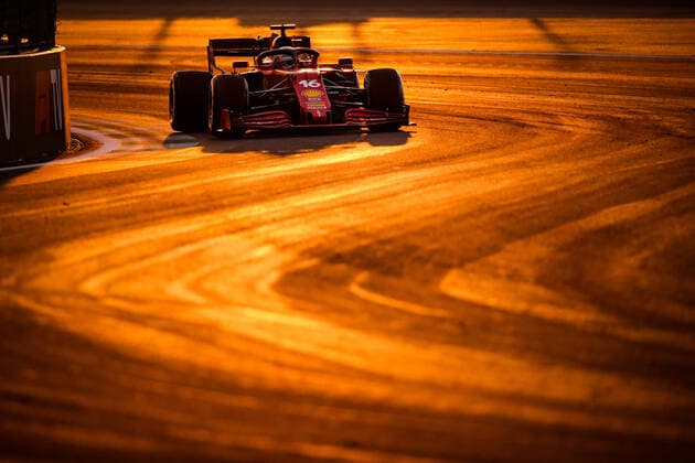 16 LECLERC Charles (mco), Scuderia Ferrari SF21, action during the Formula 1 stc Saudi Arabian Grand Prix 2021, 21th round of the 2021 FIA Formula One World Championship, WM, Weltmeisterschaft from December 3 to 5, 2021 on the Jeddah Corniche Circuit, in Jeddah, Saudi Arabia - F1 - SAUDI ARABIAN GRAND PRIX 2021 DPPI Panoramic  20211204_GOODEN_FG0O1784