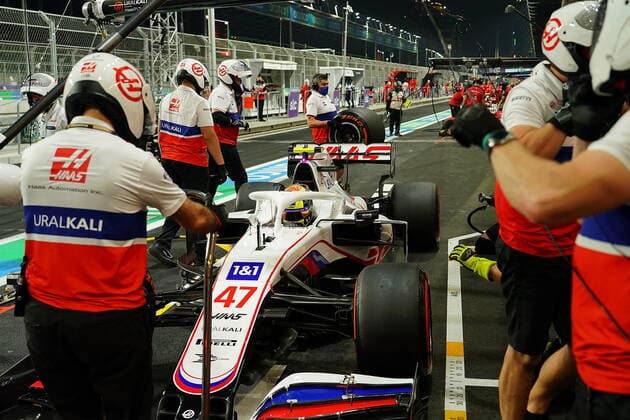 Formula 1 Grand Prix of Saudi Arabia 04 12 2021, Jeddah Corniche Circuit, Jeddah, Formula 1 Grand Prix of Saudi Arabia ,in picture Mick Schumacher DEU , Haas F1 Team nordphotoxGmbHx xBratic nph00250