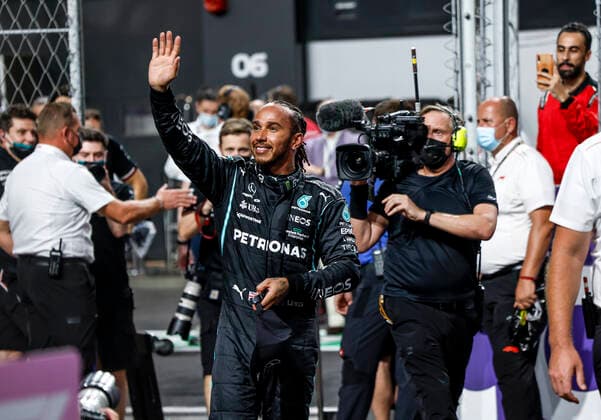 44 Lewis Hamilton GBR, Mercedes AMG Petronas F1 Team , F1 Grand Prix of Saudi Arabia at Jeddah Corniche Circuit on December 4, 2021 in Jeddah, Saudi Arabia Photo by HOCH ZWEI Jeddah Saudi Arabia