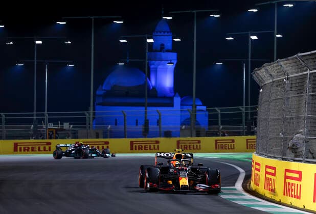 11 Sergio Perez MEX, Red Bull Racing , F1 Grand Prix of Saudi Arabia at Jeddah Corniche Circuit on December 4, 2021 in Jeddah, Saudi Arabia Photo by HOCH ZWEI Jeddah Saudi Arabia