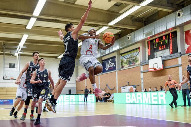 Barmer 2 Basketball Bundesliga ProB, Rheinstars Koeln vs ART Giants Leverkusen, 04 12 2021 Vincent Lamont Golson Jr RheinStars Koeln 2 , Barmer 2 Basketball Bundesliga ProB, Rheinstars Koeln vs ART Giants Leverkusen on 04 12 2021 at ASV Koeln in Koeln Nordrhein Westfalen Copyright: xBEAUTIFULxSPORTS Mueller-Laschetx