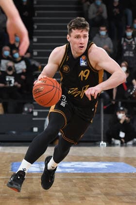 Basketball I Mens I 2021 2022 Season I Bundesliga I 9 Matchday I Hamburg Towers Basketball Loewen Braunschweig I 05 12 2021 Ondrej Sehnal 19, Shooting Guard, Basketball Loewen Braunschweig Lueneburg edel optics de Arena Hamburg Germany. Copyright: xLobeca Hannigx