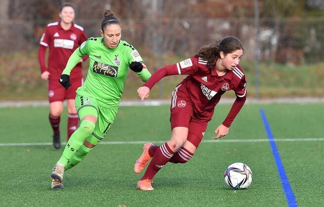 Football, 2.BL, Women, 1. FC Nuremberg - MSV Duisburg