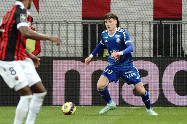 Anthony Caci (Strasbourg) FOOTBALL : OGC Nice vs Strasbourg - Ligue 1 Uber Eats - Nice - 05 12 2021 NorbertScanella Panoramic 