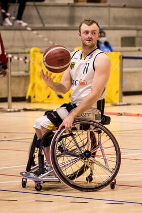 European Championship Wheelchair Basketball 07 12 2021 MADRID, SPAIN 7 December Wheelchair Basketball, Germany vs Switzerland Men, on Day 4 of the European Championship Wheelchair Basketball on 07 12 2021 at Polid Municipal Marques de Samaranch in Madrid, Spain Jan Sadler Germany, 11 Copyright: xBEAUTIFULxSPORTS Wunderlx