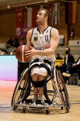European Championship Wheelchair Basketball 07 12 2021 MADRID, SPAIN 7 December Wheelchair Basketball, Germany vs Switzerland Men, on Day 4 of the European Championship Wheelchair Basketball on 07 12 2021 at Polid Municipal Marques de Samaranch in Madrid, Spain Jan Sadler Germany, 11 Copyright: xBEAUTIFULxSPORTS Wunderlx