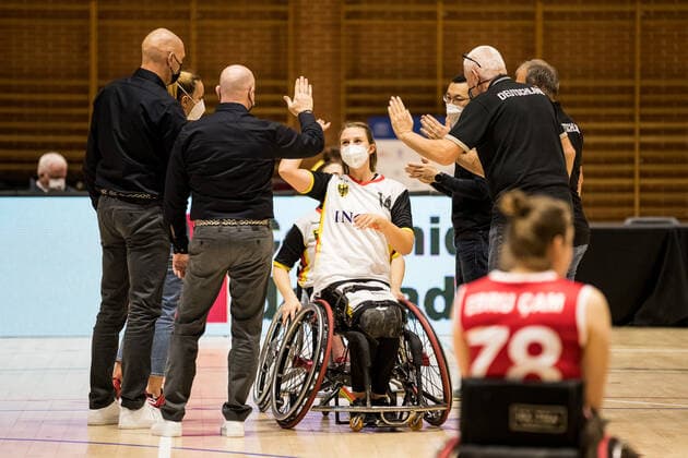 European Championship Wheelchair Basketball 07 12 2021 MADRID, SPAIN 7 December Wheelchair Basketball, Germany vs Turkey Women, on Day 4 of the European Championship Wheelchair Basketball on 07 12 2021 at Polid Municipal Marques de Samaranch in Madrid, Spain Lena Knippelmeyer Germany, 14 Copyright: xBEAUTIFULxSPORTS Wunderlx