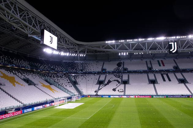 211207 General View of Allianz Stadium during a training session with Malmö FF on December 7, 2021 in Turin Photo Mathilda Ahlberg BILDBYRAN COP 240 PA0348 fotboll football soccer fotball champions league träning presskonferens training practice press conference malmö ff bbeng juventus stadium,  Copyright: MATHILDAxAHLBERG BB211207BB566