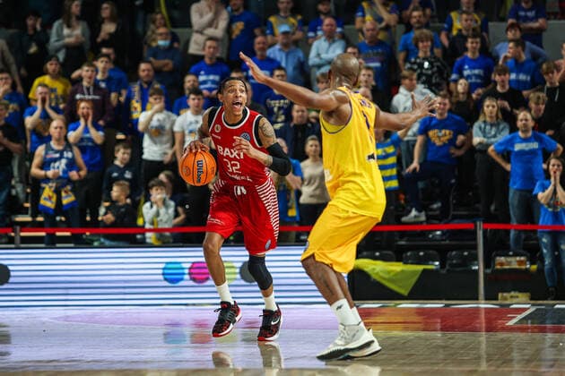 OSTROW WIELKOPOLSKI 07.12.2021 BASKETBALL CHAMPIONS LEAGUE: ARGED BM STAL OSTROW WIELKOPOLSKI - BAXI MANRESA JOE THOMASSON FOT. JAKUB JANECKI 400mm.pl NEWSPIX.PL --- Newspix.pl  20211207_008_JAK