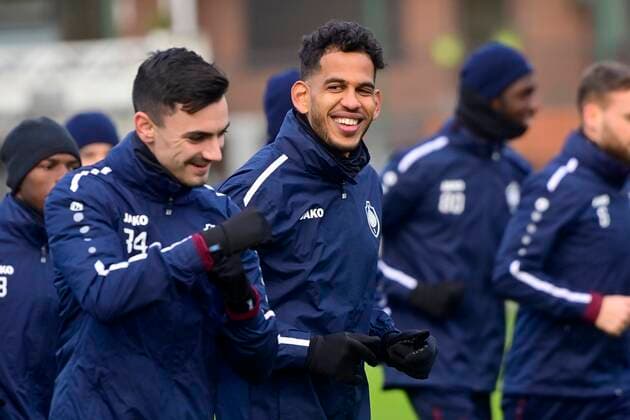 Football, EL, Royal Antwerp Training