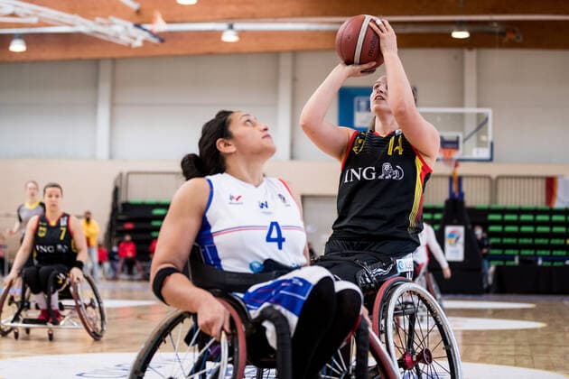 Wheelchair Basketball, Womens European Championship, France - Germany