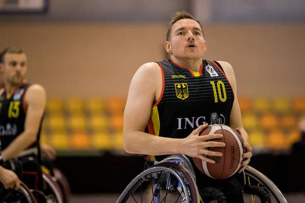 European Championship Wheelchair Basketball 08 12 2021 MADRID, SPAIN 8 December Wheelchair Basketball, Spain vs Germany Men, on Day 5 of the European Championship Wheelchair Basketball on 08 12 2021 at Polid Municipal Francisco Fernandez Ochoa in Madrid, Spain Jan Haller Germany, 10 Copyright: xBEAUTIFULxSPORTS Wunderlx
