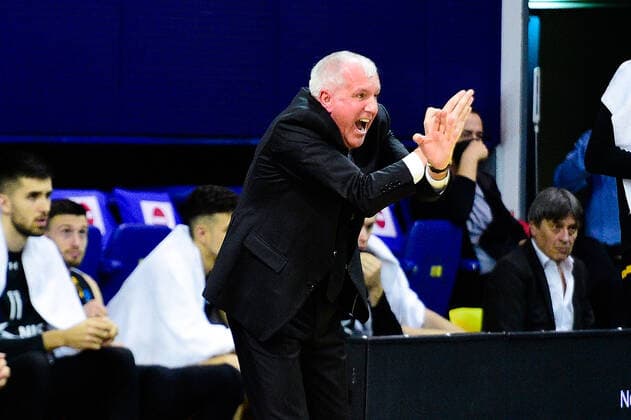 OBRADOVIC ZELJKO ( entraineur Partizan Belgrade ) - BASKET : Metropolitans 92 vs Partizan Belgrade - Eurocup - 08 12 2021 FedericoPestellini Panoramic 