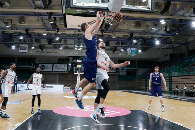 Basketball FIBA Europa Cup 1 Matchday Group I Round 2 at Oberfrankenhalle in Bayreuth Season 2021 2022 Medi Bayreuth vs ZZ Leiden