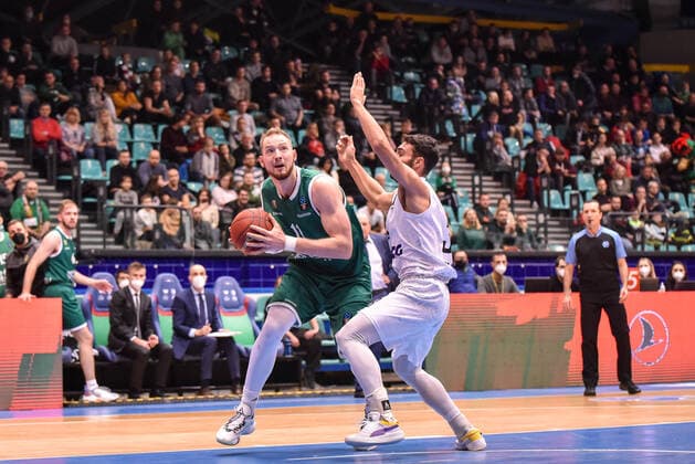 7DAYS EUROCUP KOSZYKOWKA MEZCZYZN 6 KOLEJKA MECZ WKS SLASK WROCLAW - HAMBURG TOWERS 7DAYS EUROCUP BASKETBALL MANS MATCH WKS SLASK WROCLAW - HAMBURG TOWERS ALEKSANDER DZIEWA FOT. PRZEMYSLAW KAROLCZUK 400MM.PL NEWSPIX.PL --- Newspix.pl  211208_slask_hamburg_KAR-5