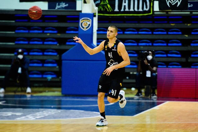 MADAR YAM ( 41 - Partizan Belgrade ) - BASKET : Metropolitans 92 vs Partizan Belgrade - Eurocup - 08 12 2021 FedericoPestellini Panoramic 