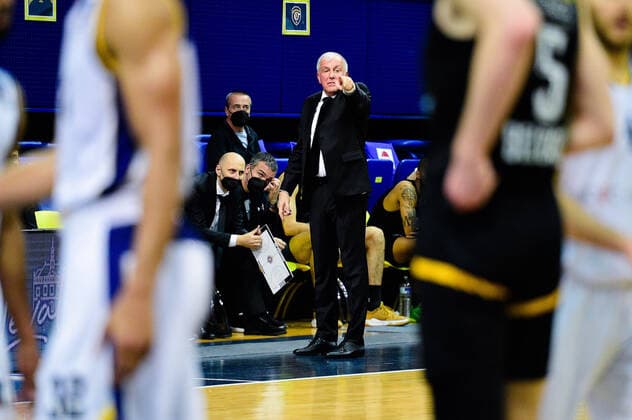 OBRADOVIC ZELJKO ( entraineur Partizan Belgrade ) - BASKET : Metropolitans 92 vs Partizan Belgrade - Eurocup - 08 12 2021 FedericoPestellini Panoramic 