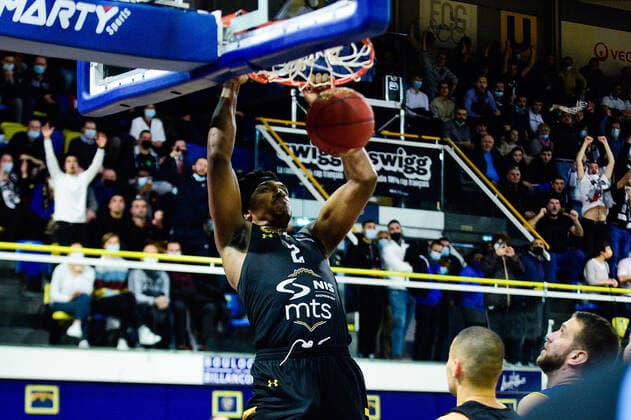 LEDAY ZACH ( 2 - Partizan Belgrade ) - BASKET : Metropolitans 92 vs Partizan Belgrade - Eurocup - 08 12 2021 FedericoPestellini Panoramic 