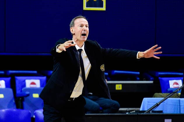 Vincent COLLET ( entraineur Metropolitans 92 ) - BASKET : Metropolitans 92 vs Partizan Belgrade - Eurocup - 08 12 2021 FedericoPestellini Panoramic 