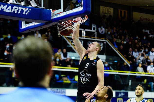 SMAILAGIC ALEN ( 9 - Partizan Belgrade ) - BASKET : Metropolitans 92 vs Partizan Belgrade - Eurocup - 08 12 2021 FedericoPestellini Panoramic 