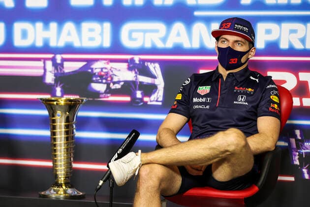 33 Max Verstappen NED, Red Bull Racing , F1 Grand Prix of Abu Dhabi at Yas Marina Circuit on December 9, 2021 in Abu Dhabi, United Arab Emirates Photo by HOCH ZWEI Abu Dhabi United Arab Emirates