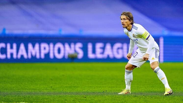 Mandatory Credit: Photo by Bagu Blanco Pressinphoto Shutterstock (12635176ea) Luka Modric of Real Madrid Real Madrid v Inter Milan, UEFA Champions League 2021-2022, date 6. Football, Santiago Bernabeu Stadium, Madrid, Spain - 7 Dec 2021 Editorial use only Real Madrid v Inter Milan, UEFA Champions League 2021-2022, date 6. Football, Santiago Bernabeu Stadium, Madrid, Spain - 7 Dec 2021 Editorial use only Copyright: xBaguxBlanco Pressinphoto Shutterstockx 12635176ea