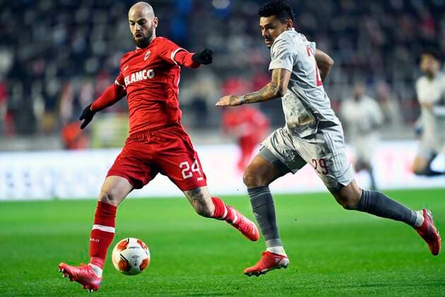 Football, EL, Royal Antwerp - Olympiakos Piraeus