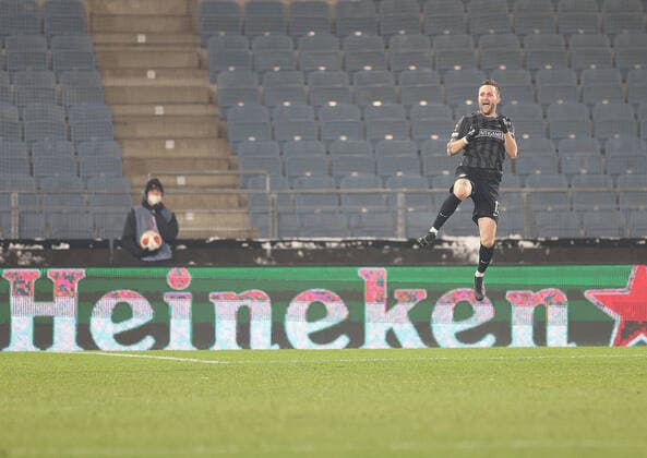 SOCCER - UEFA EL, Sturm vs Monaco GRAZ,AUSTRIA,09.DEC.21 - SOCCER - UEFA Europa League, group stage, SK Sturm Graz vs AS Monaco. Image shows .  GEPAxpictures xChrisxBauer