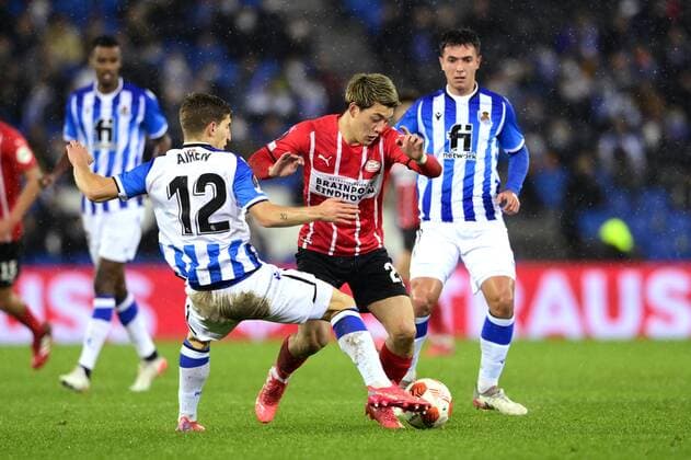 Football, EL, Real Sociedad San Sebastian - PSV Eindhoven