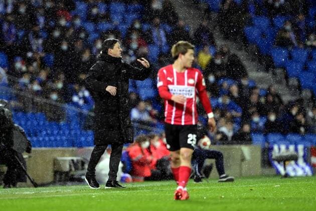 SAN SEBASTIAN PSV Eindhoven coach Roger Schmidt during the UEFA Europa League match between Real Sociedad and PSV Eindhoven at Estadio de Anoeta on December 9, 2021 in San Sebastian, Spain ANP OLAF KRAAK UEFA Europa League 2021 2022 xVIxANPxSportx xxANPxIVx 441832320