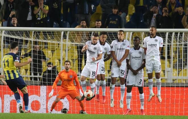 Fenerbahce™s Mergim Berisha during Fenerbahce - Eintracht Frankfurt during UEFA Europa League game at Kadikoy Sukru Saracoglu Stadium in Istanbul, 9th of December, 2021. Copyright: TolgaxAdanali 17355692