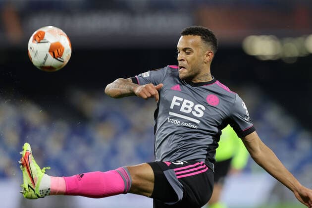 Photo Alessandro Garofalo LaPresse December 09, 2020 Naples, Italy soccer Napoli vs Leicester City - Europa League 2021 2022 - Diego Armando Maradona stadium. In the pic: Ryan Bertrand (Leicester City FC)  Copyright: xAlessandroxGarofalo LaPressex