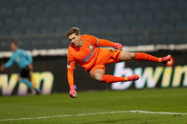 SOCCER - UEFA EL, Sturm vs Monaco GRAZ,AUSTRIA,09.DEC.21 - SOCCER - UEFA Europa League, group stage, SK Sturm Graz vs AS Monaco. Image shows Joerg Siebenhandl (Sturm).  GEPAxpictures xMJxPaul