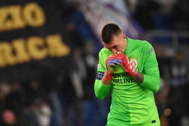 Photo Alfredo Falcone LaPresse 09 12 2021 Rome, Italy Soccer Lazio-Galatasaray - Uefa Europa League 2021 2022 - Olympic stadium of Rome In the pic: muslera  Copyright: xAlfredoxFalconex xLaPressex