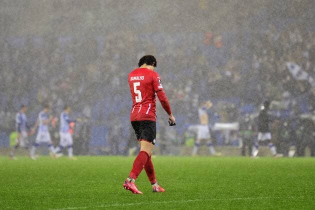 SAN SEBASTIAN Andre Ramalho of PSV PSV lose 3 0 in the UEFA Europa League match against Real Sociedad at Estadio de Anoeta on December 9, 2021 in San Sebastian, Spain ANP OLAF KRAAK UEFA Europa League 2021 2022 xVIxANPxSportx xxANPxIVx 441838767
