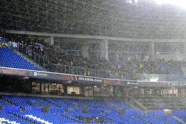 SAN SEBASTIAN The psv supporters afterwards PSV lose 3 0 in the UEFA Europa League match against Real Sociedad at Estadio de Anoeta on December 9, 2021 in San Sebastian, Spain ANP OLAF KRAAK UEFA Europa League 2021 2022 xVIxANPxSportx xxANPxIVx 441838813