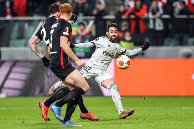 09.12.2021 WARSZAWA, LAZIENKOWSKA PILKA NOZNA ( FOOTBALL ) LIGA EUROPY UEFA SEZON 2021 2022 ( UEFA EUROPEAN LEAGUE ) FAZA GRUPOWA (GROUP STAGE)?MECZ LEGIA WARSZAWA - SPARTAK MOSKWA ( GAME LEGIA WARSAW - SPARTAK MOCOW )??NZ LUQUINHAS??FOTO LUKASZ GROCHALA CYFRASPORT NEWSPIX.PL --- Newspix.pl  20211209CSLG0034