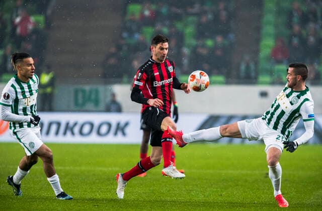 Lucas Alario, Ferencvaros vs Bayern Leverkusen, Uefa Europa Leafue, 09 December, 09 12 2021 Ferencvaros vs Bayern Leverkusen, Uefa Europa Leafue, 09 December, 09 12 2021 Budapest Copyright: xEIBNER NikolaxKrsticx EP_EER
