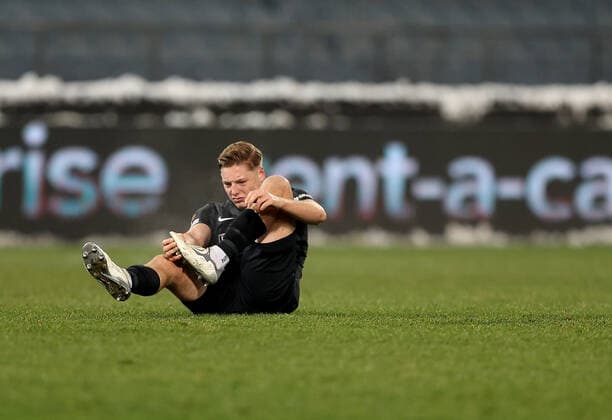 SOCCER - UEFA EL, Sturm vs Monaco GRAZ,AUSTRIA,09.DEC.21 - SOCCER - UEFA Europa League, group stage, SK Sturm Graz vs AS Monaco. Image shows Alexander Prass (Sturm).  GEPAxpictures xMJxPaul