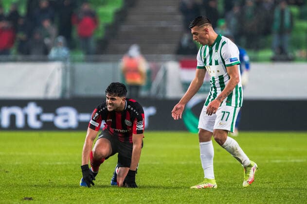 Nadiem Amiri, Ferencvaros vs Bayern Leverkusen, Uefa Europa Leafue, 09 December, 09 12 2021 Ferencvaros vs Bayern Leverkusen, Uefa Europa Leafue, 09 December, 09 12 2021 Budapest Copyright: xEIBNER NikolaxKrsticx EP_EER