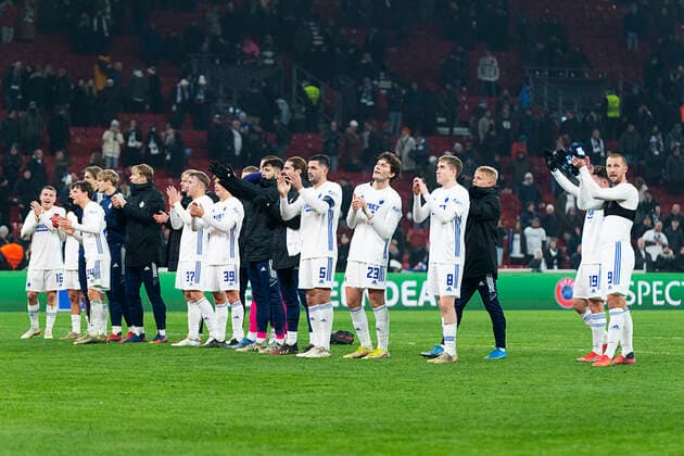 FC Copenhagen meets Slovan Bratislava in Conference League group F, in the Park in Copenhagen, Thursday 9 December 2021, Copenhagen Denmark  Copyright: ClausxBechx cop103 spdk20211209-231131-L