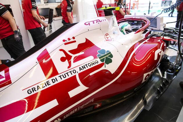 GIOVINAZZI Antonio (ita), Alfa Romeo Racing ORLEN C41, portrait during the Formula 1 Etihad Airways Abu Dhabi Grand Prix 2021, 22th round of the 2021 FIA Formula One World Championship, WM, Weltmeisterschaft from December 10 to 12, 2021 on the Yas Marina Circuit, in Yas Island, Abu Dhabi - F1 - ABU DHABI GRAND PRIX 2021 DPPI Panoramic  00121045_FGO08540.JPG